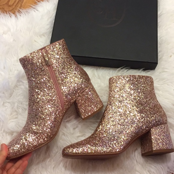 ash glitter boots